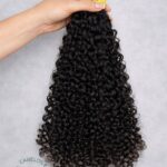 Cabelo Cacheado Humano - Castanho